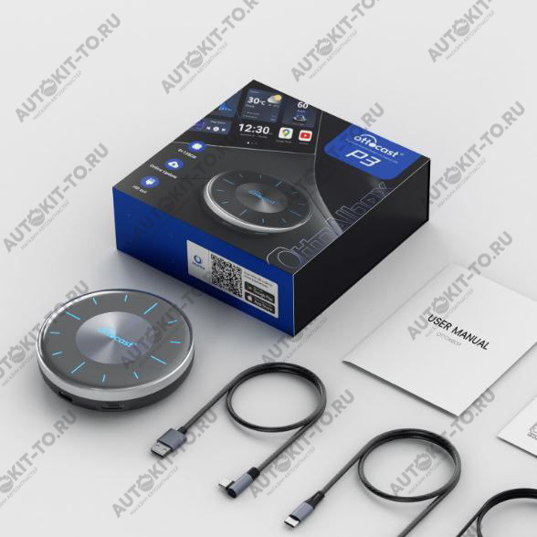 Адаптер OttoCast PCS46-L OttoAibox Picasou 3 Lite 4/64 QCM6125 Android 12